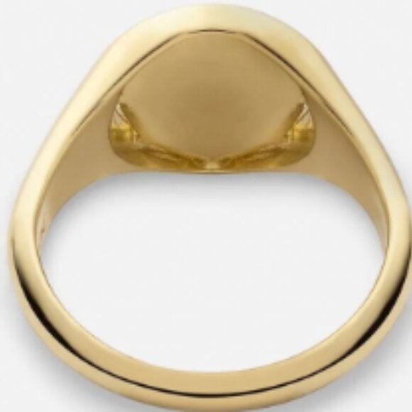 Miansai Divini Ring Gold Vermeil/Light Blue - Picture 2 of 7